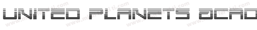 United Planets Academy Regular字体转换